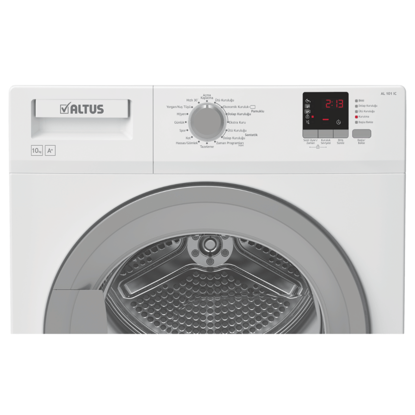 Altus AL 101 IC 10 kg 15 Program Isı Pompalı Kurutma Makinesi A+ Enerji - 2