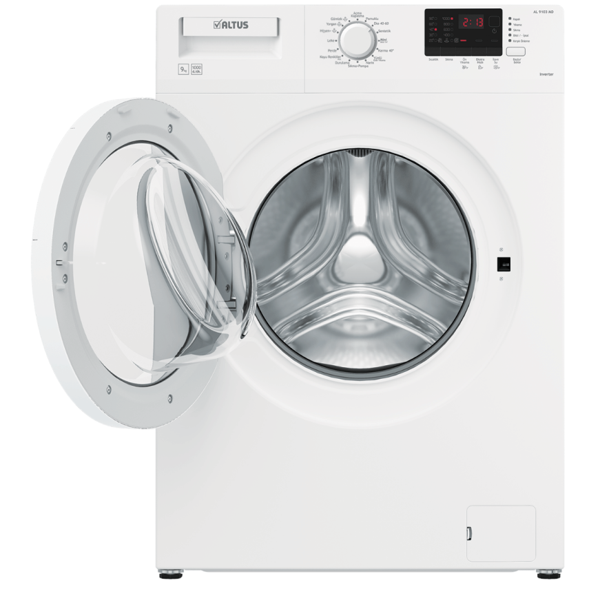 Altus Al 9103 Md 9 KG Çamaşır Makinesi Beyaz - 3