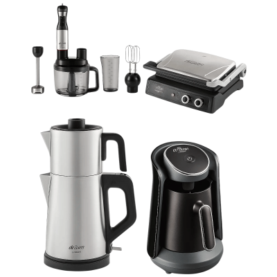 Arzum AR9026 Premium Inox 4' Lü Çeyiz Seti