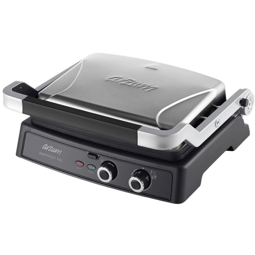 Arzum Kantintost Pro AR2044-INX Inox Grill Tost Makinesi - 1