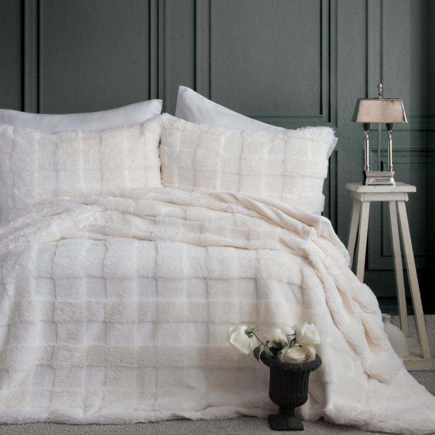 Bedline Milena 230X240 Yatak Örtüsü Seti Çift Kişilik Ekru - 1