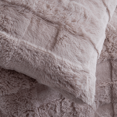 Bedline Milena 230X240 Yatak Örtüsü Seti Çift Kişilik Vizon - 2