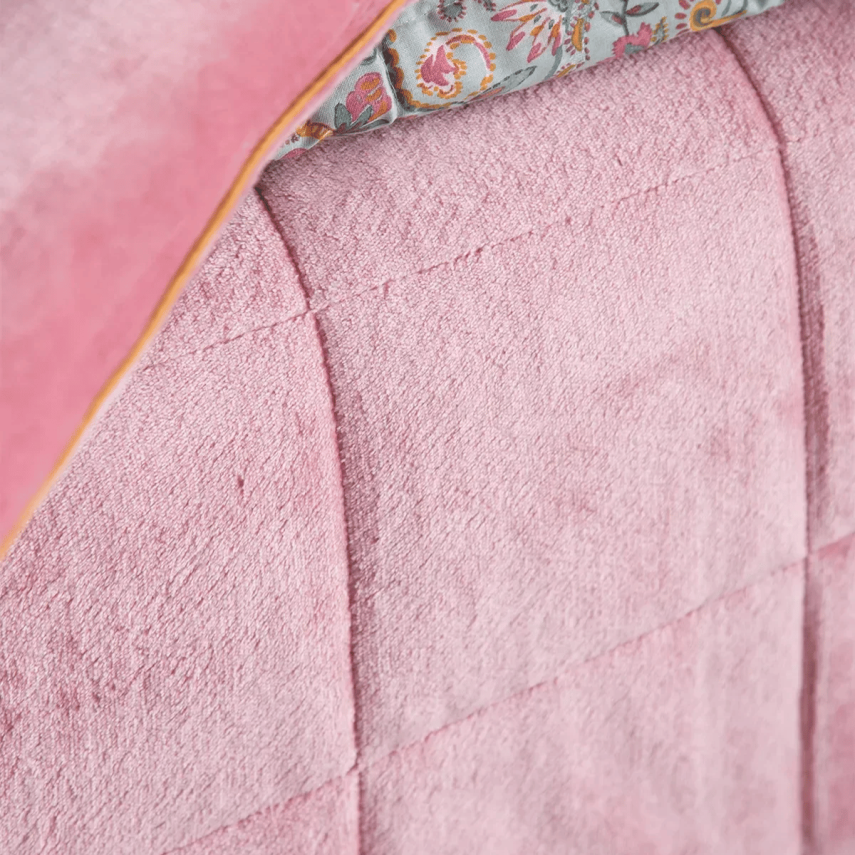 Bedline Wellsoft Kapitone Yatak Örtüsü Seti Çift Kişilik Lauren Blush - 4