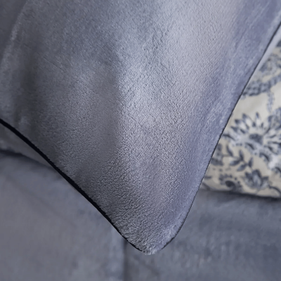 Bedline Wellsoft Kapitone Yatak Örtüsü Seti Çift Kişilik Lauren Mavi - 3