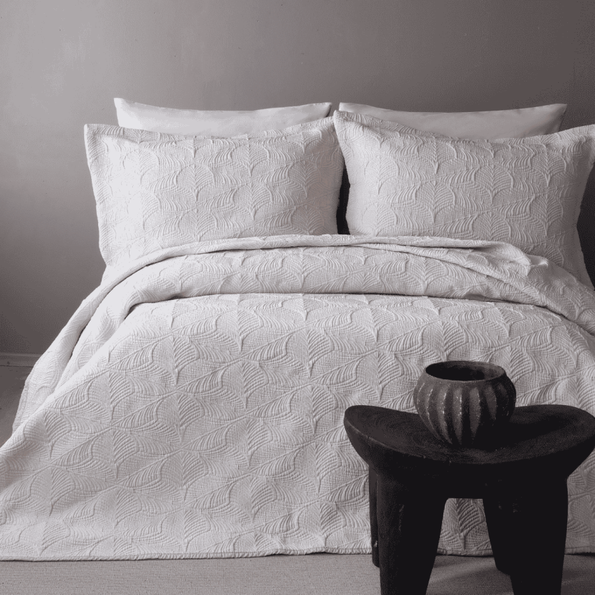 Bedline Aspen Bej Çift Kişilik Yatak Örtüsü Takımı - 1