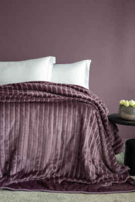 Bedline Gentle Battaniye Damson 200x220 cm