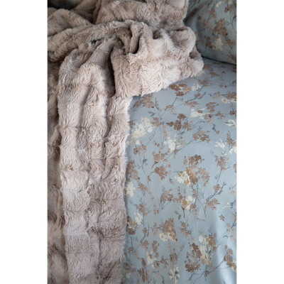 Bedline Tender Briella Vizon Çift Kişilik Yatak Örtülü Nevresim Takımı - 2