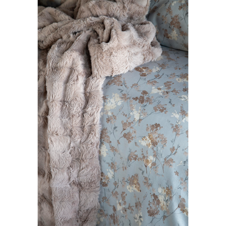 Bedline Tender Briella Vizon Çift Kişilik Yatak Örtülü Nevresim Takımı - 2