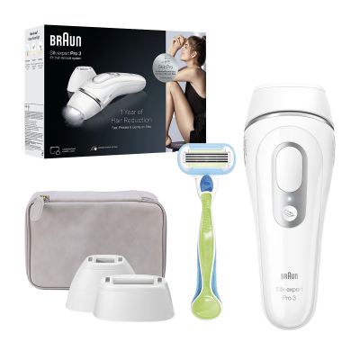 Braun IPL Silk Expert Pro 3 PL3132 Çantalı 2 Başlıklı Epilasyon Cihazı