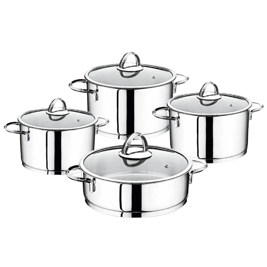 Cocinero 1097 Premium Gloss 8 Parça Tencere Seti - 1