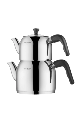 Emsan Amelia Midi Çaydanlık Takımı Siyah