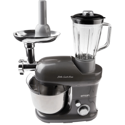Emsan Bella Gusto Maxi 1300W Stand Mikser Antrasit - 2