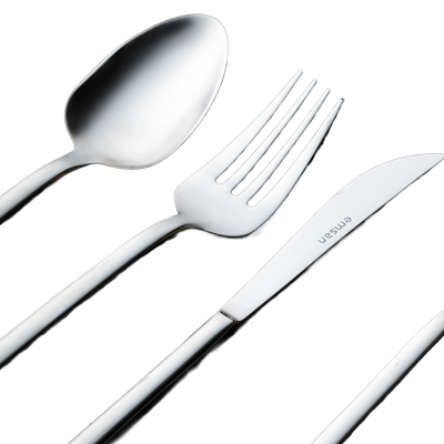 Emsan Lora 84 Parça 12 Kişilik Çelik Çatal Kaşık Bıçak Seti Lüks Kutulu - 2