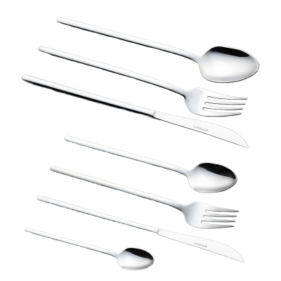 Emsan Lora 84 Parça 12 Kişilik Çelik Çatal Kaşık Bıçak Seti Lüks Kutulu - 4