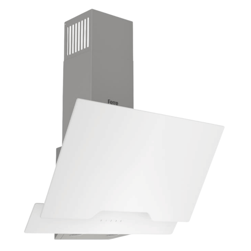 Ferre D064 Beyaz Cam Davlumbaz - 1