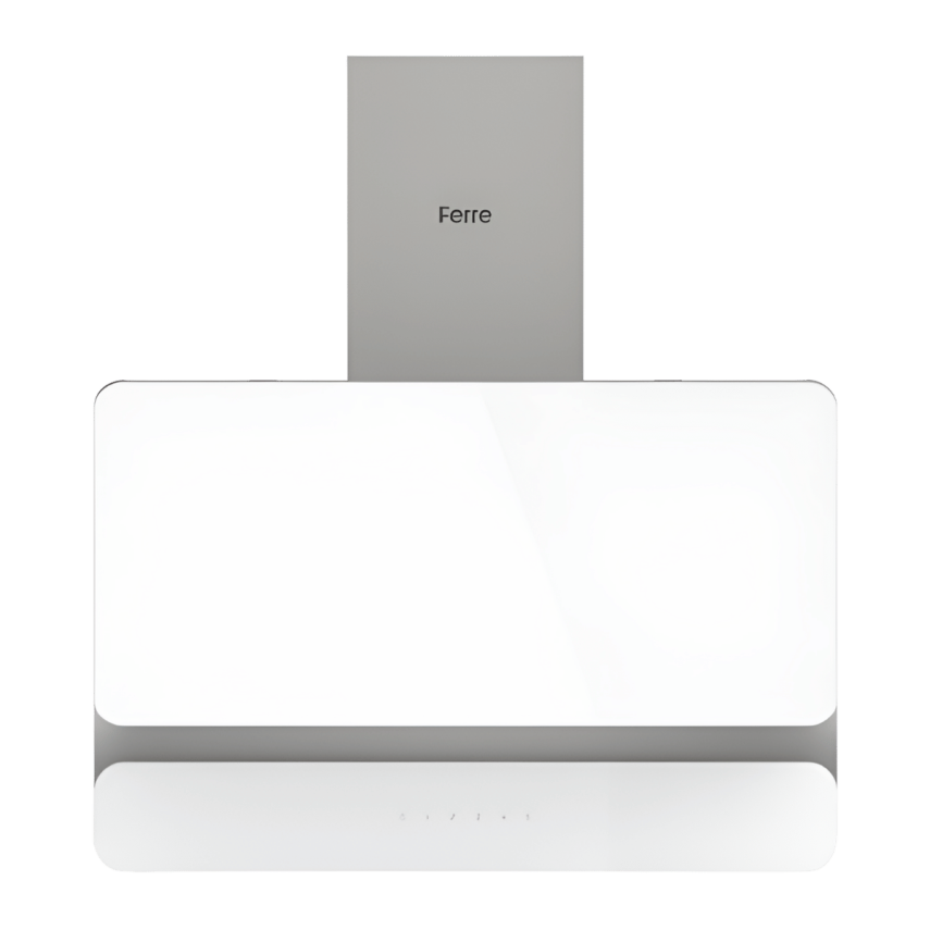 Ferre D081 Steamart Amortisörlü 4 Kademeli Davlumbaz Beyaz - 2