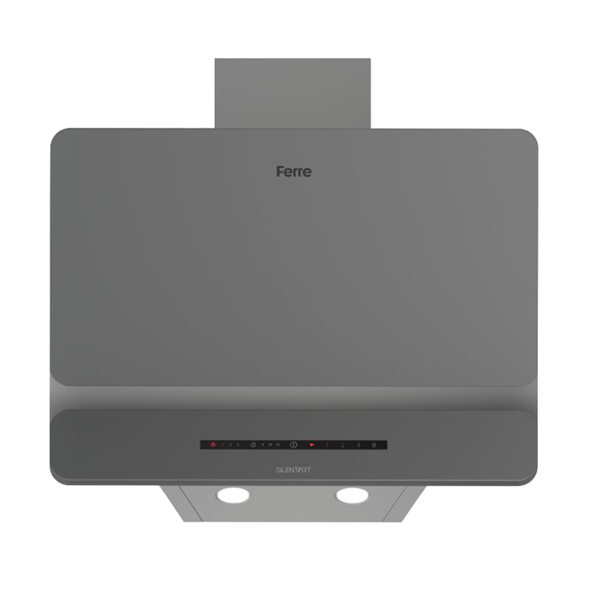 Ferre D082 Amortisörlü 4 Kademeli Gri Davlumbaz - 2