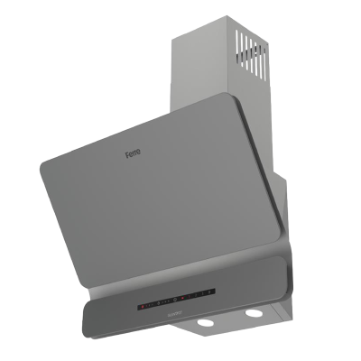 Ferre D082 Amortisörlü 4 Kademeli Gri Davlumbaz - 3