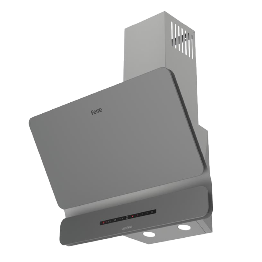 Ferre D082 Amortisörlü 4 Kademeli Gri Davlumbaz - 3