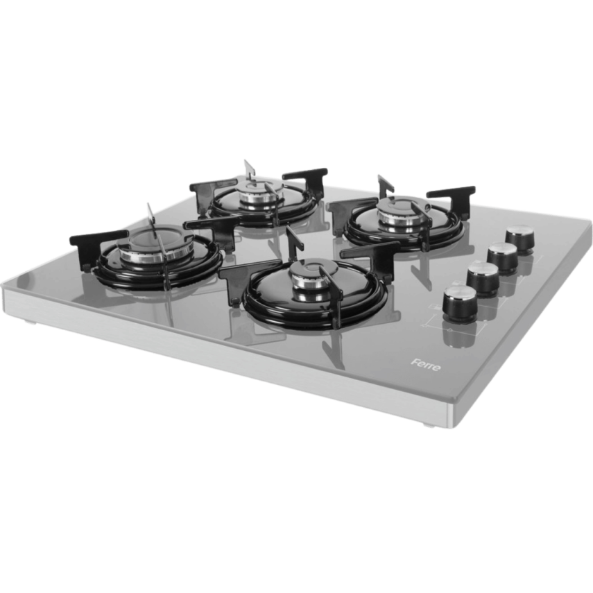 Ferre G2240 Ce Emaye Izgara Setüstü Cam Ocak Gri - 2