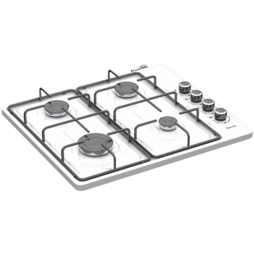 Ferre New D40 Doğalgazli Setüstü Emaye Ocak Beyaz - 1