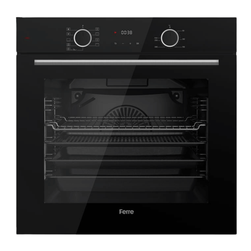 Ferre XE63CS Fryart Ankastre Siyah Firin - 1