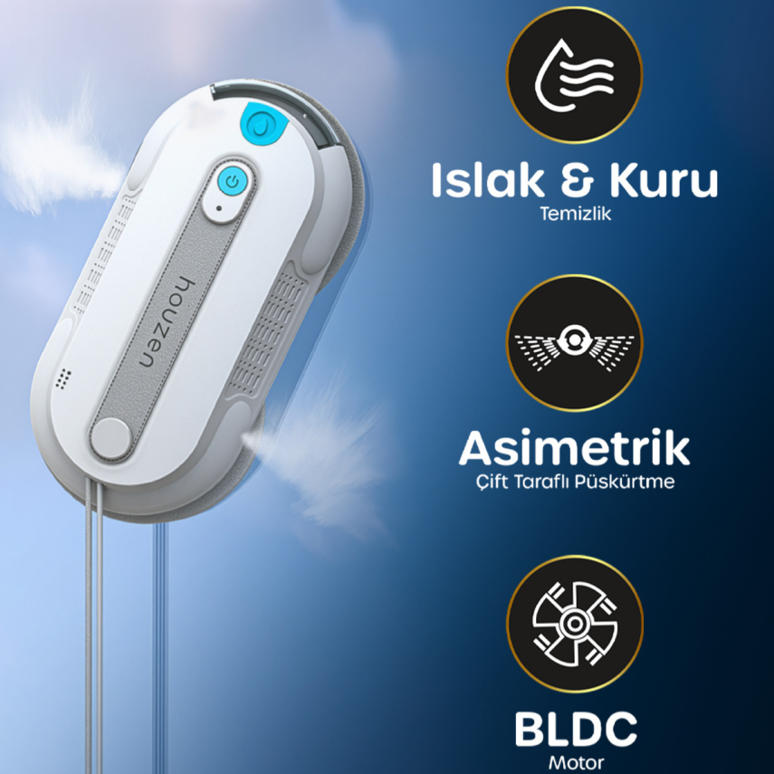 Hauzen R-168 Cam Silme Robotu - 2