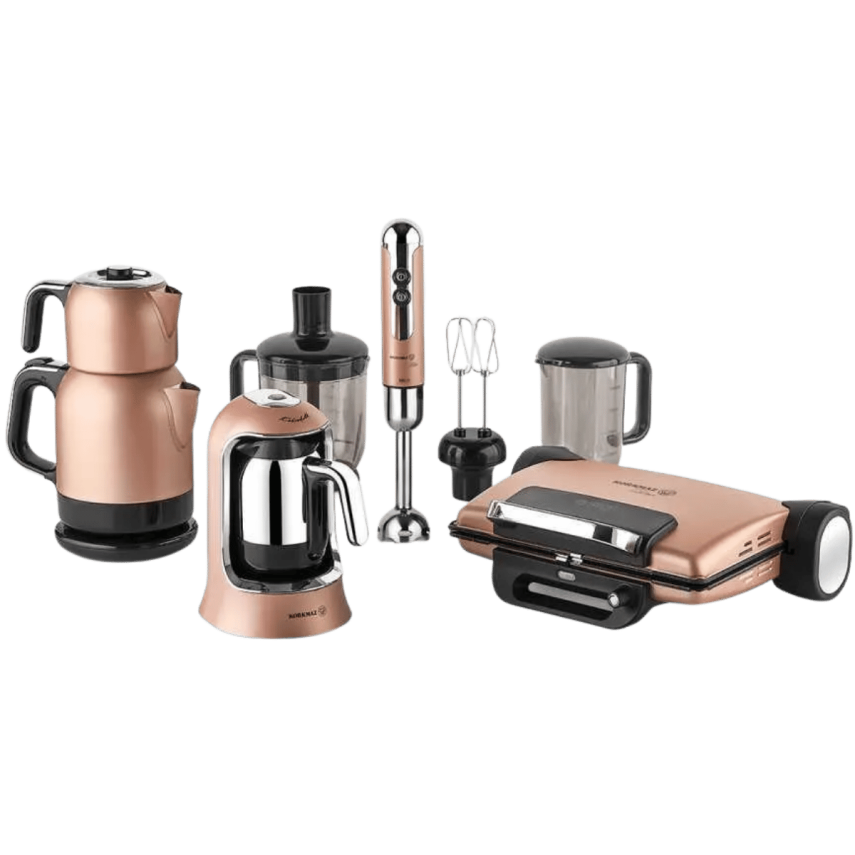 Korkmaz A1817 14 Parça Elektro Set Rose Gold - 1