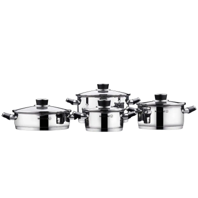 Korkmaz A2087 Pera 8 Parça Çelik Tencere Seti - 2