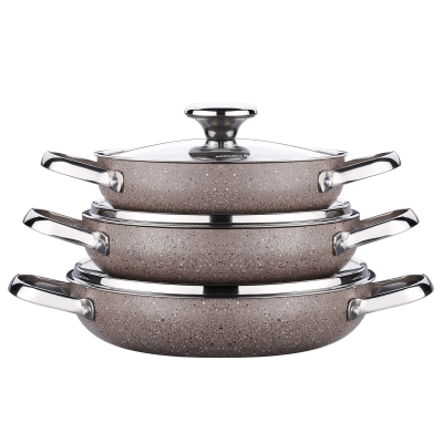 Korkmaz A2920 Browni 6 Parça Granit Omlet Seti - 2