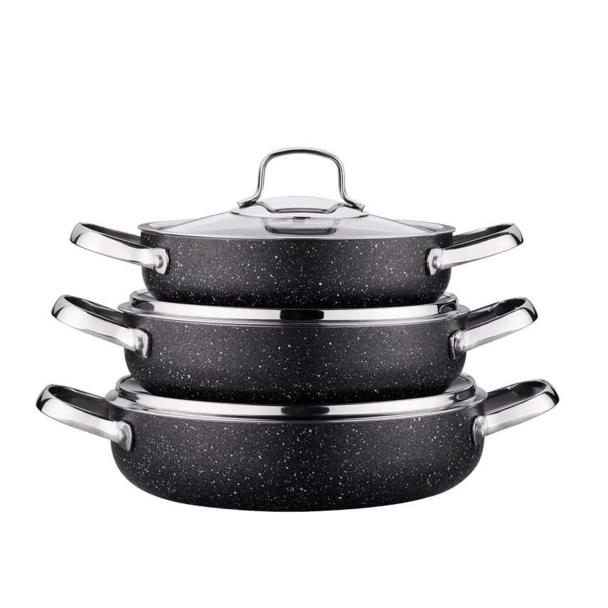 Korkmaz Galaksi A1845 6 Parça Paslanmaz Çelik Omlet Seti - 3