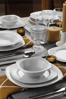 Kütahya Porselen Çisil 24 Parça 6 Kişilik Yemek Takımı