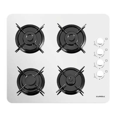 Luxell LX40 Tshdf 10 Kademeli Oval Cam Set Üstü Ocak Beyaz