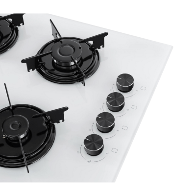 Luxell Oc-88 Ankastre Camli Ocak Beyaz - 4