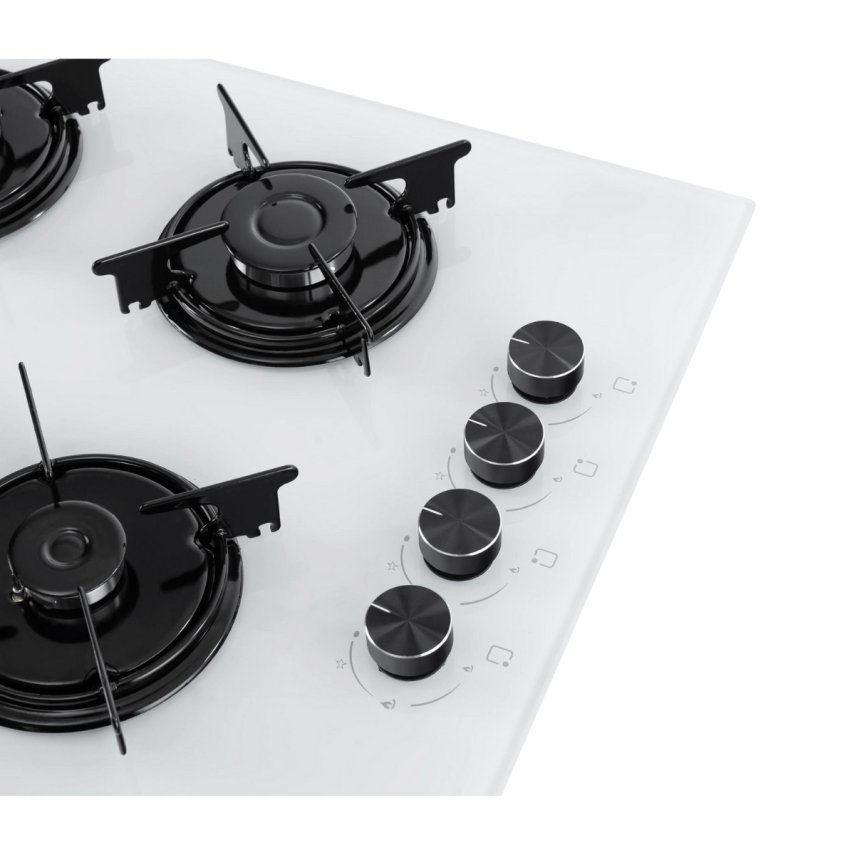 Luxell Oc-88 Ankastre Camli Ocak Beyaz - 4