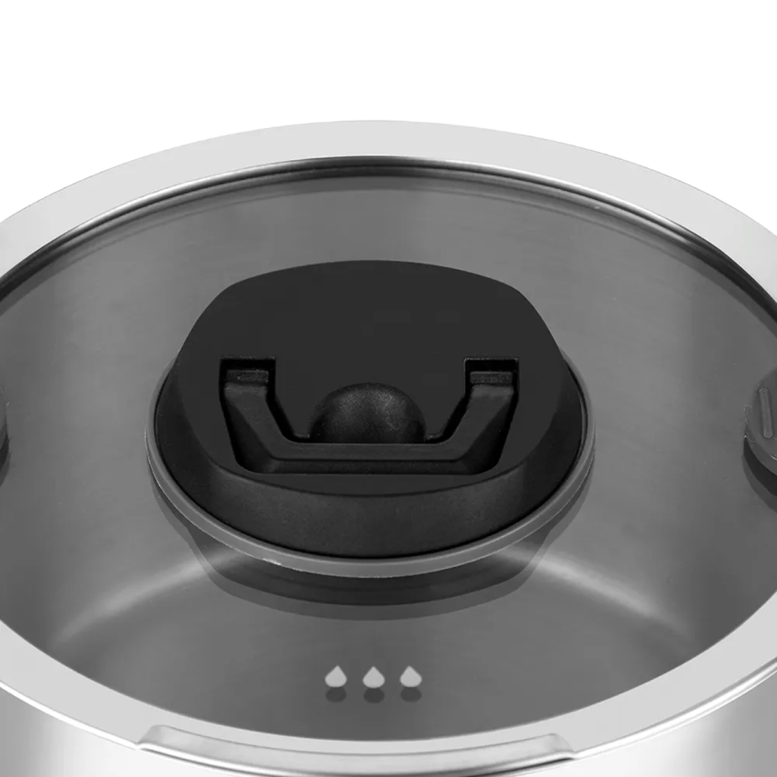 Nehir Elena 6 Parça Çelik Tencere Seti - 6