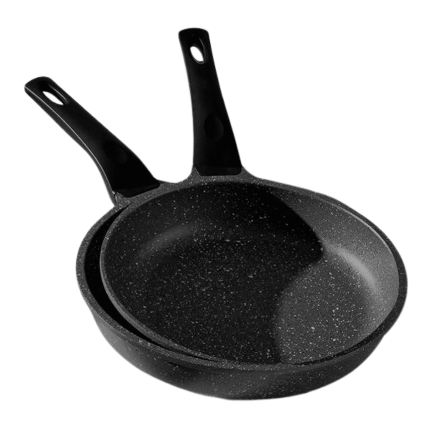 Nehir Seramik Siyah Tava Set 2 Parça - 1