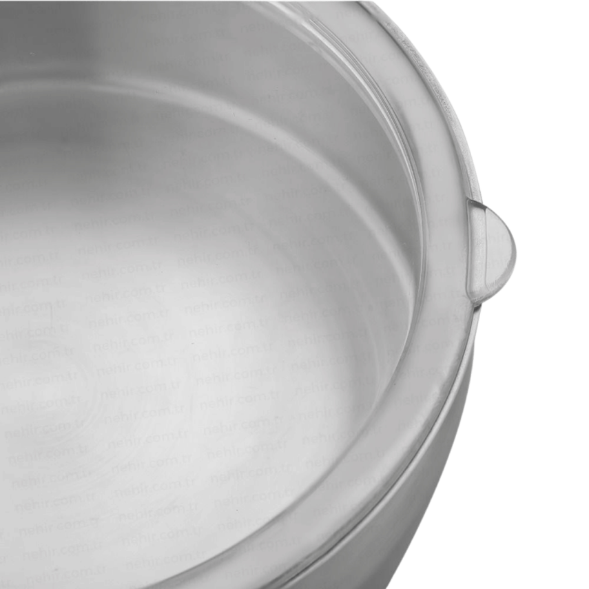 Nehir Silver Çelik 6 Parça Saklama Kabi Mat - 3