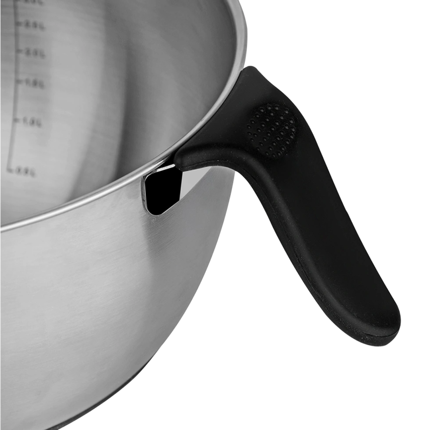 Nehir Tokyo Saten 12 Parça Çelik Saklama ve Karıştırma Kabı Seti - 2