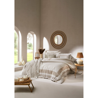 Özdilek Nev Aurea Krem Çift Kişilik Nevresim Takımı