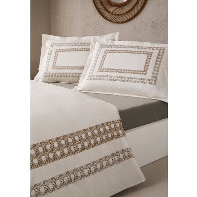 Özdilek Nev Aurea Krem Çift Kişilik Nevresim Takımı - 3