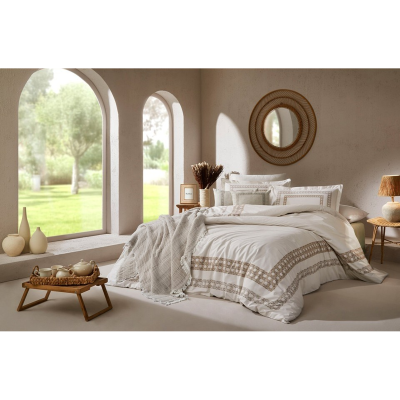 Özdilek Nev Aurea Krem Çift Kişilik Nevresim Takımı - 4