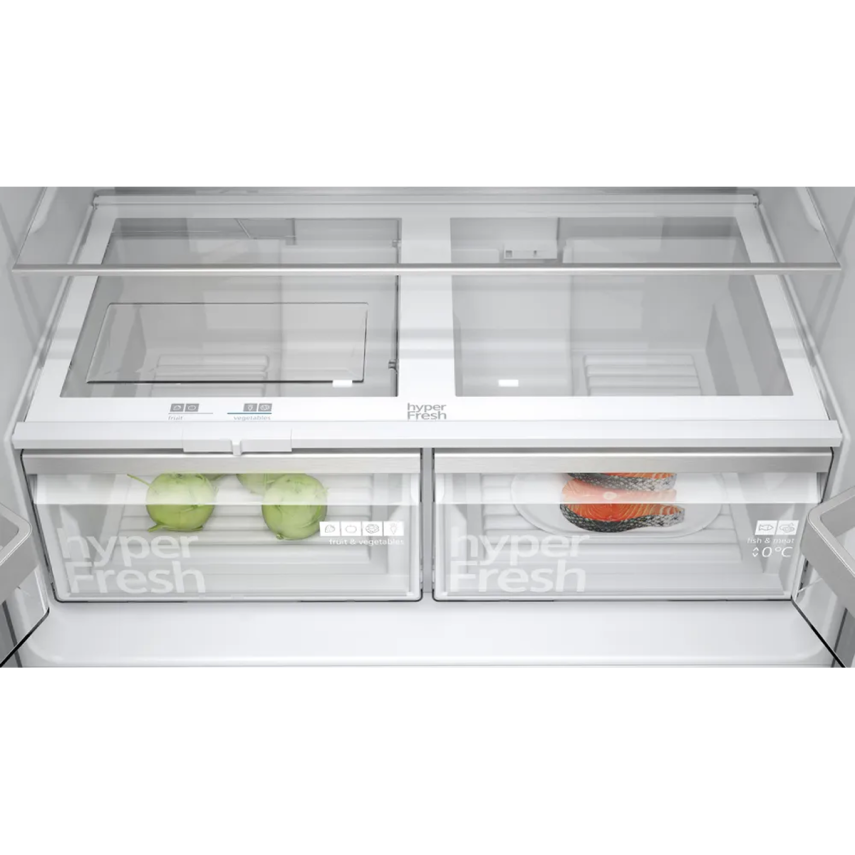 Siemens KF96NAXEA 4 Kapılı Gardrop Tipi Siyah Buzdolabı - 5