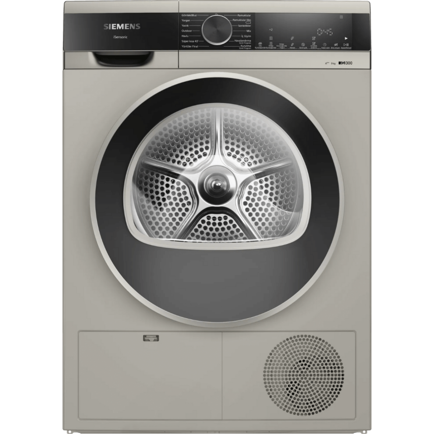 Siemens WQ41G20TTR 9 KG Çamaşir Kurutma Makinesi Gümüş - 1