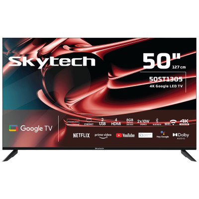 Skytech 50" 127 Ekran 4K Ultra Hd Google SMART LED Televizyon