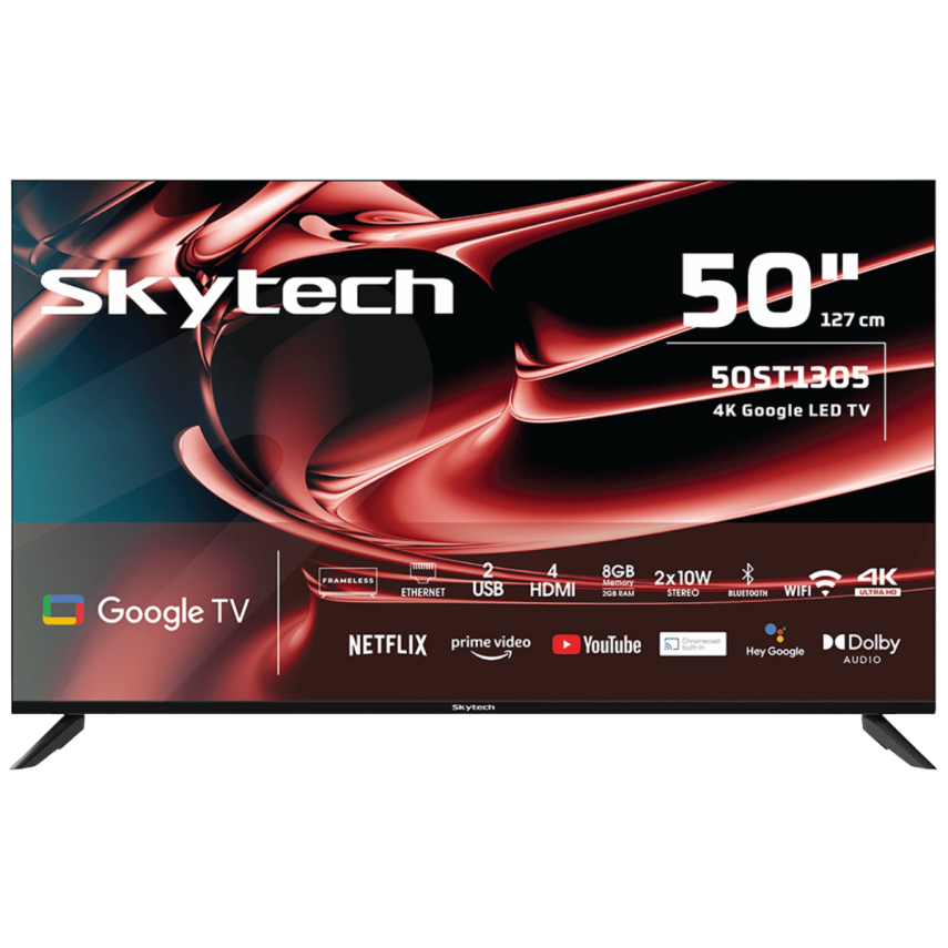 Skytech 50" 127 Ekran 4K Ultra Hd Google SMART LED Televizyon - 1