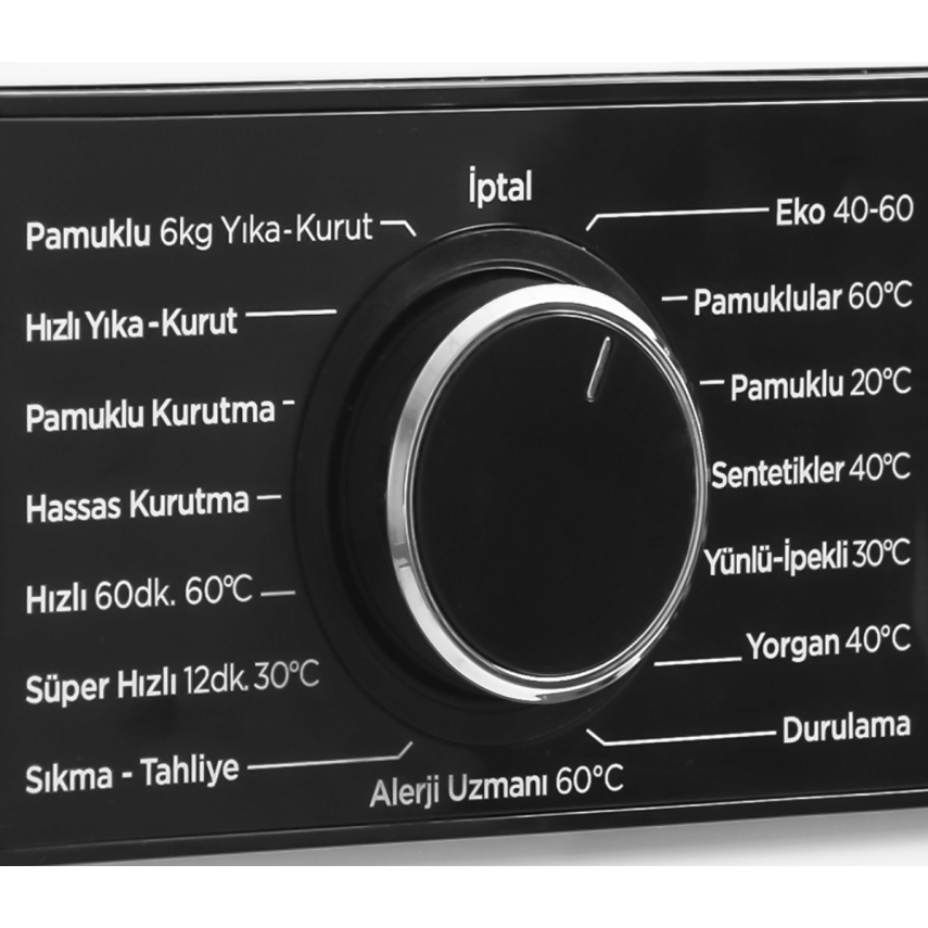 Vestel 20263190 Kcmi 98142 Wifi 9/6 KG Kurutmali Çamaşir Makinesi Beyaz - 4