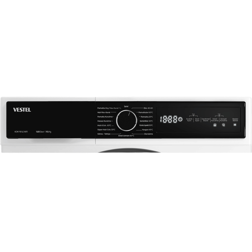 Vestel 20263190 Kcmi 98142 Wifi 9/6 KG Kurutmali Çamaşir Makinesi Beyaz - 6