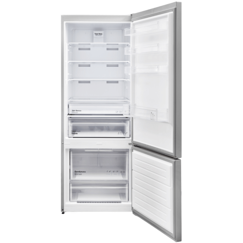 Vestel NFK52011 X 471 LT Alttan Donduruculu Buzdolabi Inox - 3