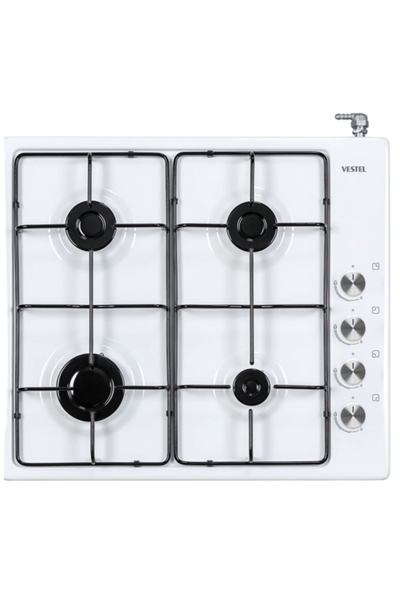 Vestel SO 6004 B DG 60 cm Set Üstü Ocak Gazlı Emaye Beyaz - 1